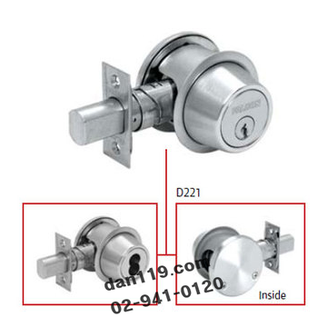 D Series Grade 2 Single Sided Deadbolt