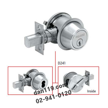 D Series Grade 2 Single Cylinder Deadbolt