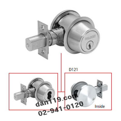 D Series Grade 1 Single Sided Deadbolt